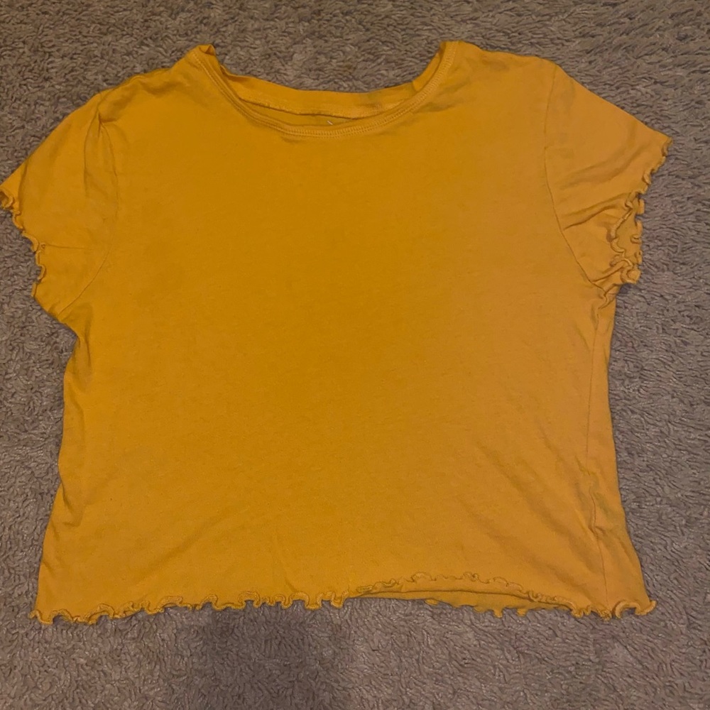 yellow shirt
